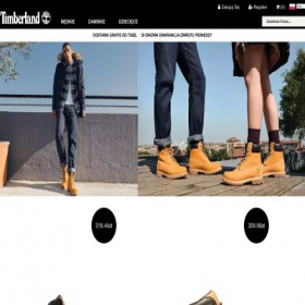 Скриншот главной страницы сайта timberlandpoland.com