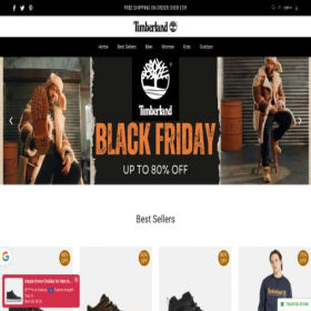 Скриншот главной страницы сайта timberlandsalediscount.shop
