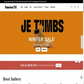 Скриншот главной страницы сайта timberlandsaleonline.com