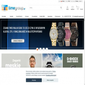 Скриншот главной страницы сайта timegroup.pl