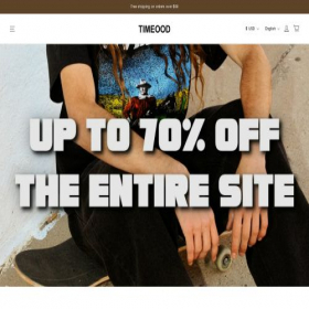 Скриншот главной страницы сайта timeood.com