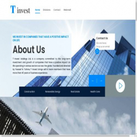 Скриншот главной страницы сайта tinvest.net