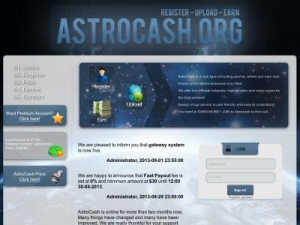 Скриншот главной страницы сайта tinyfilehost.com