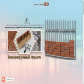 Скриншот главной страницы сайта tirajebrick-ru.com
