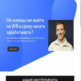Скриншот главной страницы сайта titiov-wb.ru