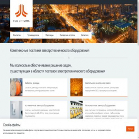 Скриншот главной страницы сайта tkopt.ru