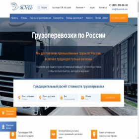 Скриншот главной страницы сайта tlkyastreb.com