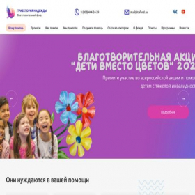 Скриншот главной страницы сайта tnfond.ru
