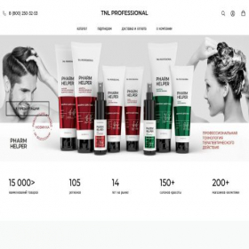 Скриншот главной страницы сайта tnlpro.com