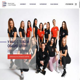 Скриншот главной страницы сайта tochka-sily.com