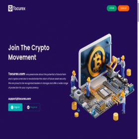 Скриншот главной страницы сайта tocurex.com