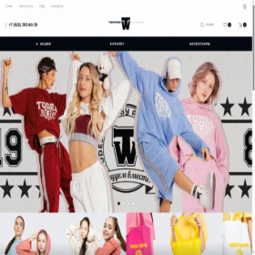 Скриншот главной страницы сайта todeswear.ru