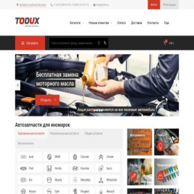 Скриншот главной страницы сайта todux.ru