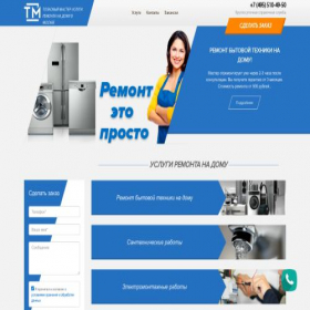 Скриншот главной страницы сайта tolk-master-profi.ru