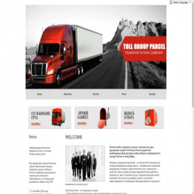 Скриншот главной страницы сайта tollgroupparcel.com