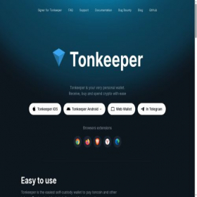 Скриншот главной страницы сайта ton-keper.com