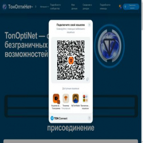 Скриншот главной страницы сайта tonoptinet.club
