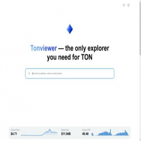 Скриншот главной страницы сайта tonviewer.com