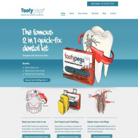 Скриншот главной страницы сайта toofypegs.com