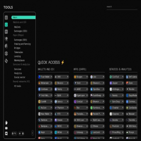 Скриншот главной страницы сайта tools.crypton.xyz