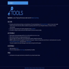 Скриншот главной страницы сайта tools.nanos.cc