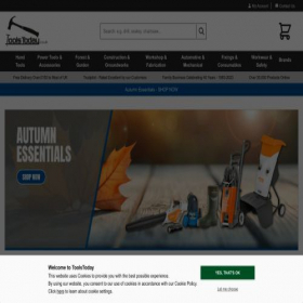 Скриншот главной страницы сайта toolstoday.co.uk