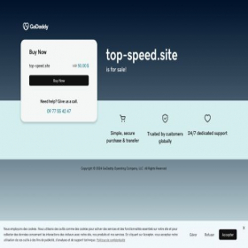 Скриншот главной страницы сайта top-speed.site