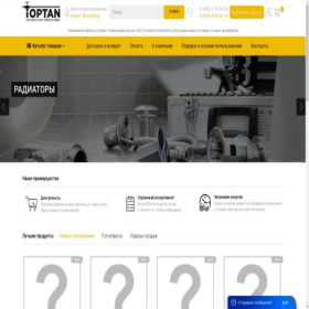 Скриншот главной страницы сайта top-tan.ru