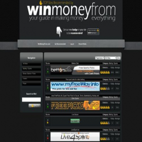 Скриншот главной страницы сайта top.winmoneyfrom.com