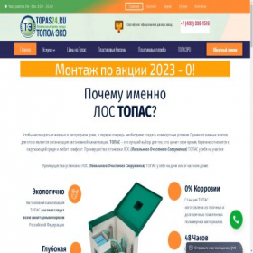Скриншот главной страницы сайта topas24.ru