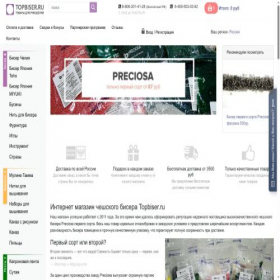 Скриншот главной страницы сайта topbiser.ru