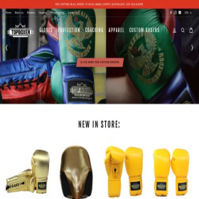 Скриншот главной страницы сайта topboxer.com
