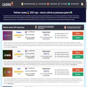 Скриншот главной страницы сайта topcasinopays.ru
