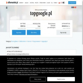 Скриншот главной страницы сайта topgoogle.pl
