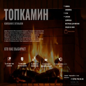 Скриншот главной страницы сайта topkamin.com