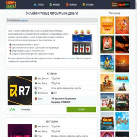 Скриншот главной страницы сайта topkasinoslots.ru