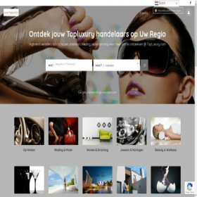Скриншот главной страницы сайта topluxury.com