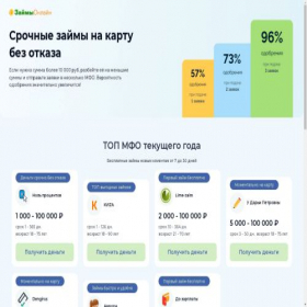 Скриншот главной страницы сайта topmicrozaimyrf.store
