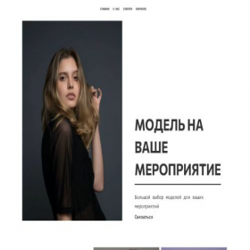 Скриншот главной страницы сайта topmodel-msk.ru