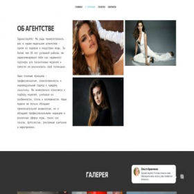 Скриншот главной страницы сайта topmodel-sochi.online