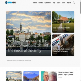 Скриншот главной страницы сайта topser.info