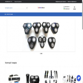 Скриншот главной страницы сайта topshara.biz.ua