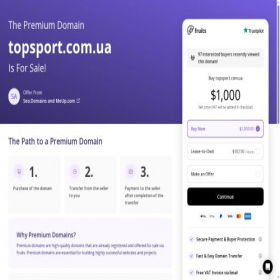 Скриншот главной страницы сайта topsport.com.ua