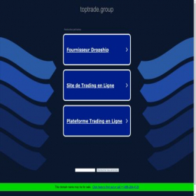 Скриншот главной страницы сайта toptrade.group