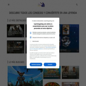 Скриншот главной страницы сайта toptricksgaming.com
