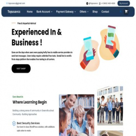 Скриншот главной страницы сайта topusavcc.com