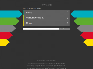 Скриншот главной страницы сайта tor-ru.org