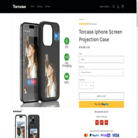 Скриншот главной страницы сайта torcase.com