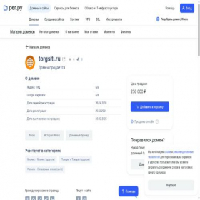 Скриншот главной страницы сайта torgsiti.ru