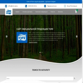 Скриншот главной страницы сайта tork-sale.ru